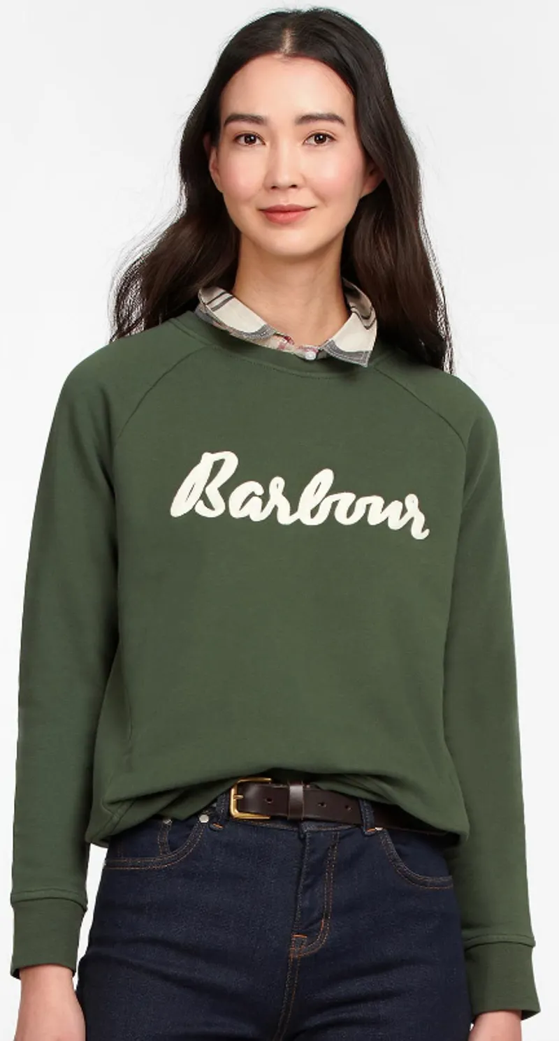 Barbour Sweatshirt Otterburn Olive